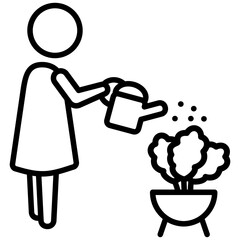 Watering Plants Icon