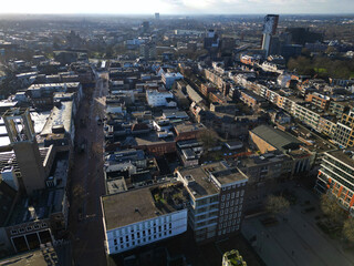 Bird's Eye View of Nijmegen City Center.