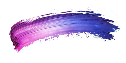 pink purple paint brush stroke isolated
