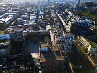 Bird's Eye View of Nijmegen City Center.