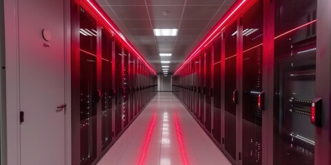 Fototapeta premium modern data center room