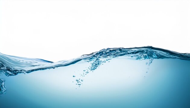水面を横から見たところ（Side view of the water surface）

