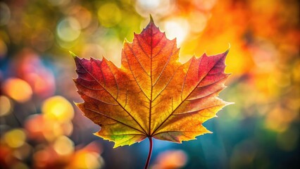 Fototapeta premium Crisp HD leaf textures and botanical wallpapers, showcasing fall's stunning nature scene.