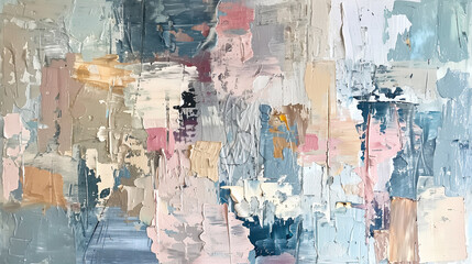 Fototapeta premium Abstract Pastel Oil Painting Texture 