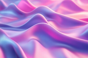 Obraz premium Background with smooth waves in pastel pink and blue tones