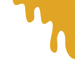 Cheese liquid drop border