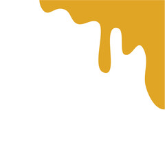 Cheese liquid drop border