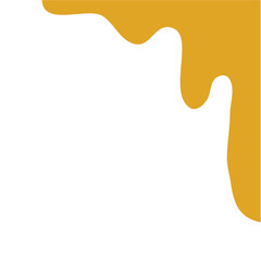 Cheese liquid drop border