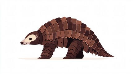 Pangolin: Majestic Scaled Creature of the Wild - Explore the Unique Beauty and Intriguing Life of this Endangered Animal