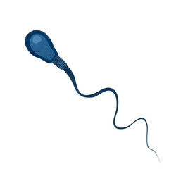 normal sperm and types of abnormal sperm illustration