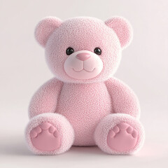 Teddy bear isolated with white background 