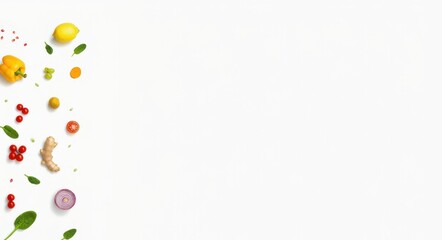 Obraz premium From Farm to Table: A Bounty of Fresh Ingredients.