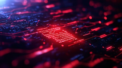 Vibrant Red and Black Background Featuring Bold Red Typography Evoking Strong Emotions and Captivating Attention in Design