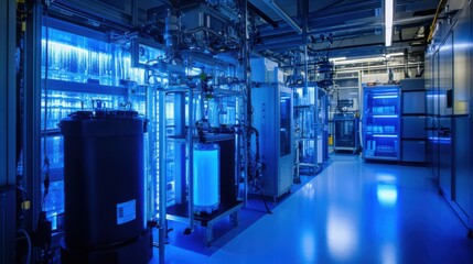 Advanced Bioreactor Laboratory UV Sterilization, Cell Culture, Biotech Research