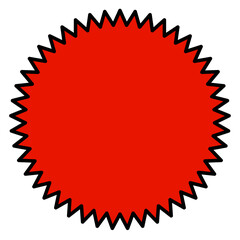 price sticker  sale or discount sticker  sunburst badges