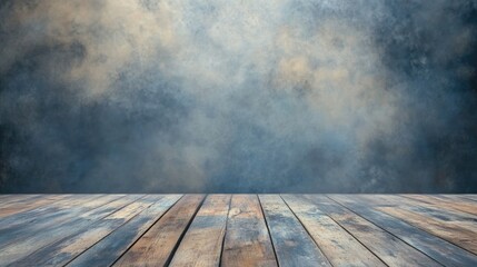 Abstract Background with Grungy Blue and Beige Texture on Wooden Surface Ideal for Brexit Bremain UK EU Referendum Conceptual Designs and Text Placement