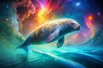 Gentle Giants of the Cosmic Ocean: A Dugong in a Starry Universe