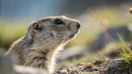 prairie dog in the grass