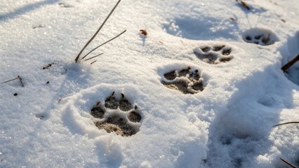 skull in snow