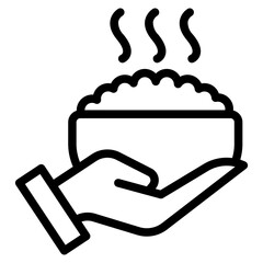 Food donation icon