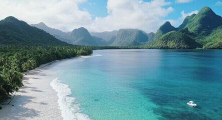 Tropical Paradise - Serene Island Beauty.
