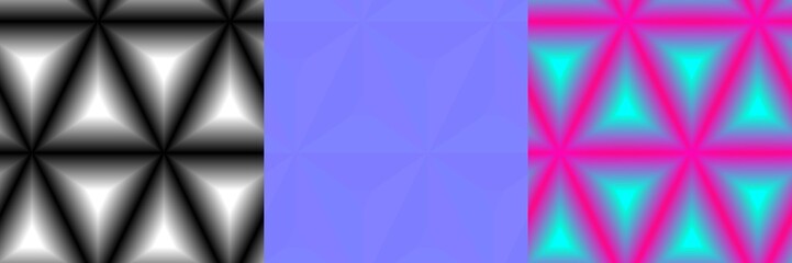 Triangle Floor Tile Trendy Seamless Tiled Texture Height Map Normal Map RGB Mask AO Map