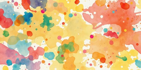 Vibrant watercolor splatter, dynamic texture, artistic swirl, vector, purple