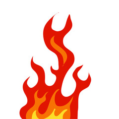 Fire borders fire flames  blaze icon  symbol  sign