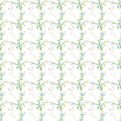 Celebrating Flowers Seamless Vector Pattern Design