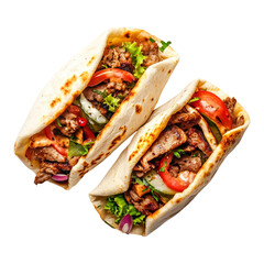 mexican wrap with vegetables