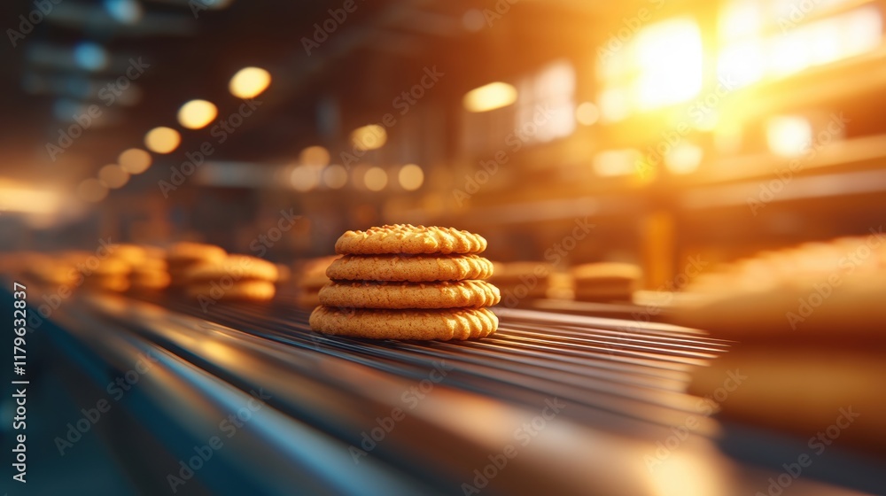 Poster colorful display of assorted donuts glazed and sprinkled with toppings in a bakery setting inviting 