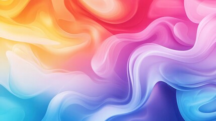 Obraz premium Colorful Abstract Swirls in Vibrant Hues for Creative Backgrounds