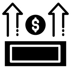 Financial profit icon
