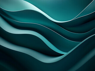 Obraz premium Abstract Gradient Background in Green and Blue with Grainy Texture,texture, blur, abstract, background,Green abstract geometric scratches, abstract poster with wavy lines and circles,High-resolution
