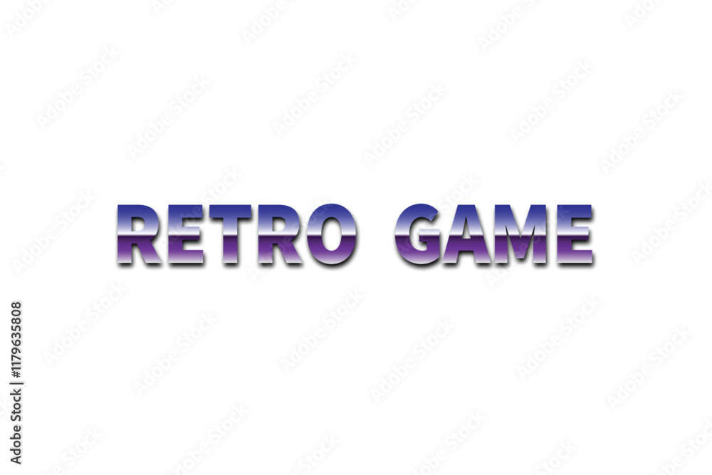 Aufkleber retro game. pixel art .8 bit game. retro game. for game assets in vector illustrations on white back