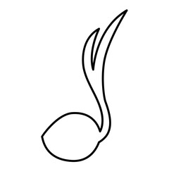 scout day coconut shoots vector