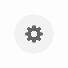 settings gear icon sign vector
