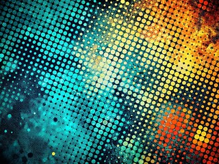 Grunge Halftone Texture Background: Abstract Gray Dot Pattern Stock Photo