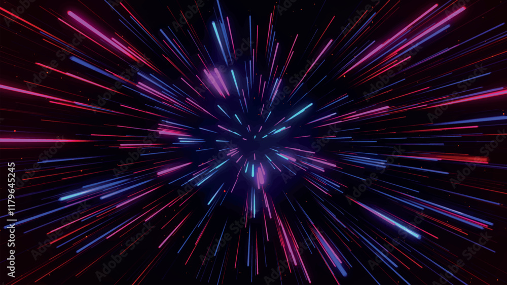 Poster fireworks graphic shapes. real festive colorful fireworks. bright explosion of fireworks lights. mul