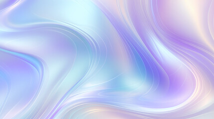 Obraz premium Abstract pastel waves in soft blue and purple