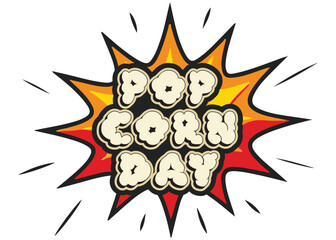 Celebrate Popcorn Day with vibrant vector art! Includes popcorn tubs, kernels, movie reels, banners, and fun typography. Perfect for posters, social media, and festive designs