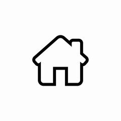 home page icon sign vector