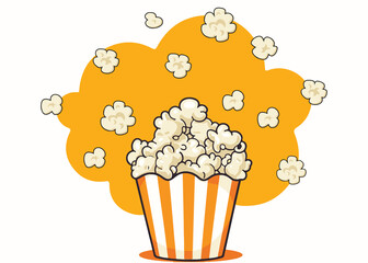 Celebrate Popcorn Day with vibrant Images! Includes popcorn tubs, kernels, movie reels, banners, and fun typography. Perfect for posters, social media, and festive designs.
