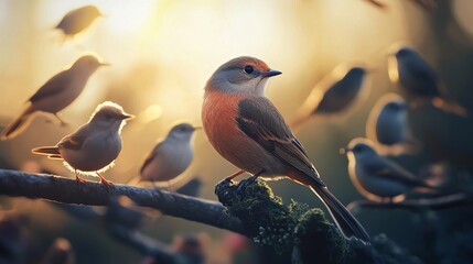 National Bird Day Concept