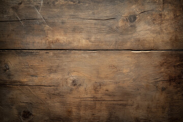 Vintage wooden background with a beautiful wood texture for design and decoration, Light brown natural wood texture, old oak table, texture of walnut wood, wooden texture. Generative Ai