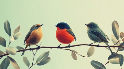 National Bird Day Concept