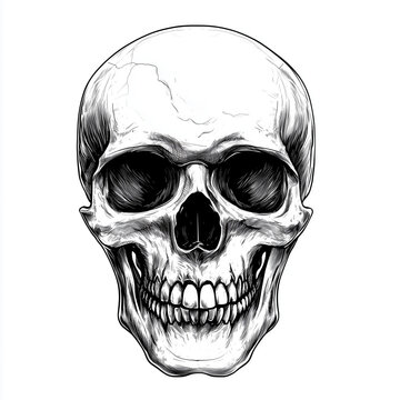 Teschio. Disegno.