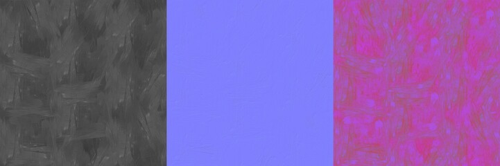 Fiberglass Blurred Hobby Good Seamless Tiled Texture Height Map Normal Map RGB Mask AO Map