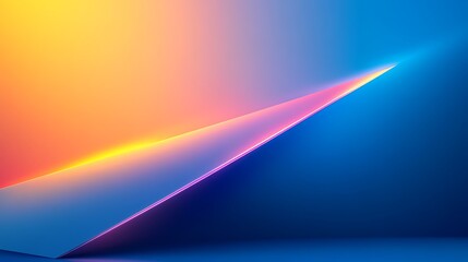 Abstract Gradient Background with Diagonal Plane