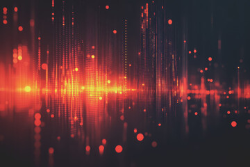 Fototapeta premium Abstract background Digital data financial investment and trading graph chart.